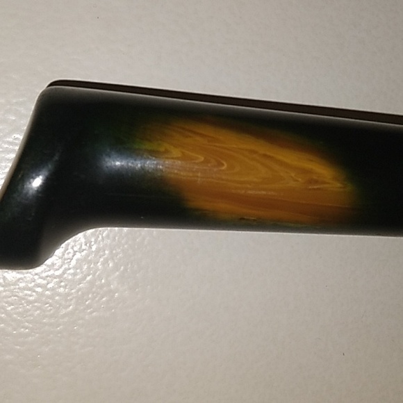 Cool Butterscotch&Green Bakelite Handled Bottle Opener(Vintage) - Picture 4 of 17